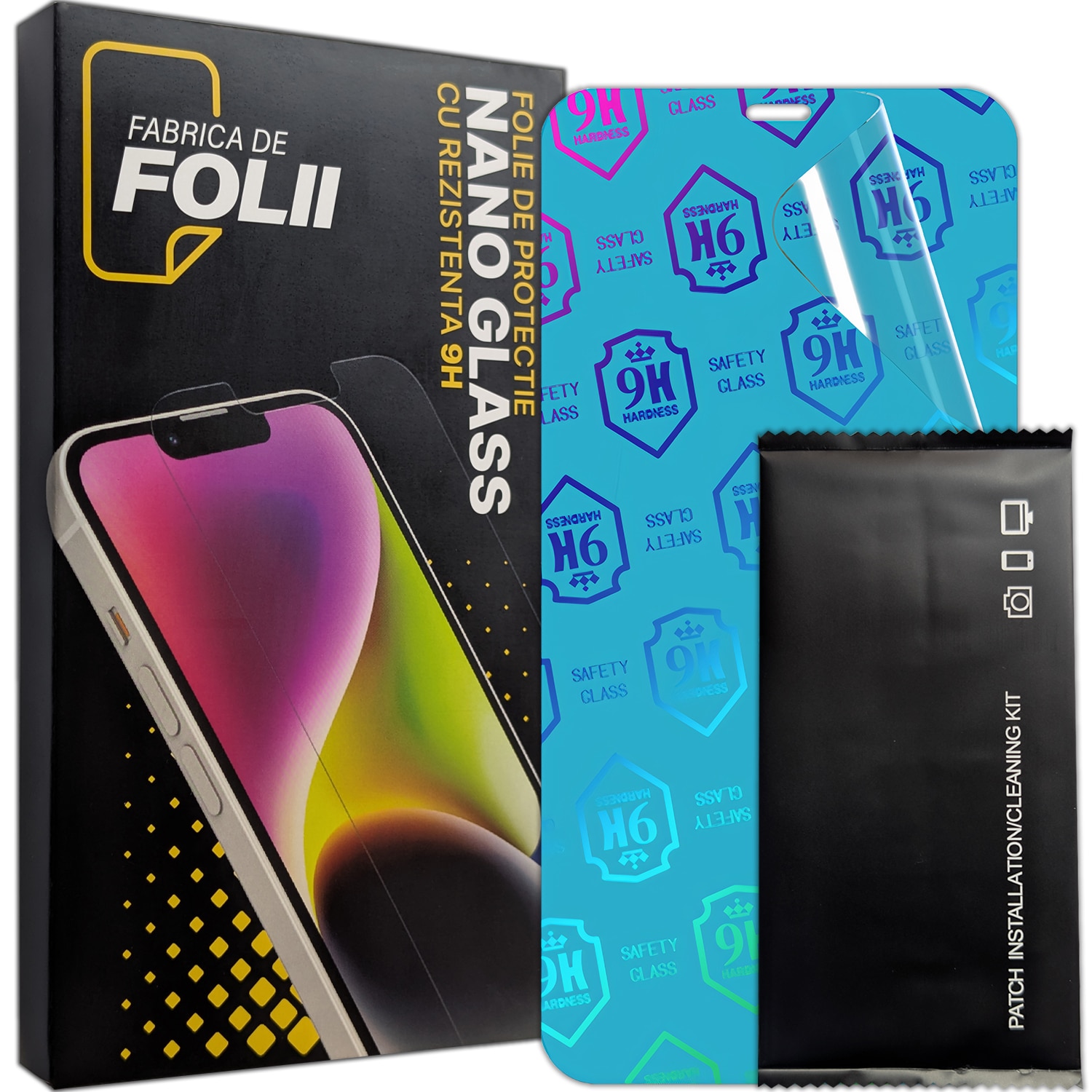 Folie pentru Infinix Smart 7 HD, Fabrica De Folii®, Folie flexibila ClearShield 9H, Montare usoara, Fabricat in Romania