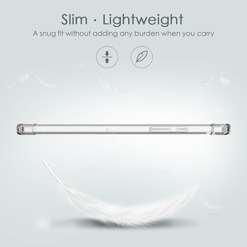 Husa G-Tech pentru iPad Pro 11" (2020), protecție antisoc, silicon ultra subțire, transparent
