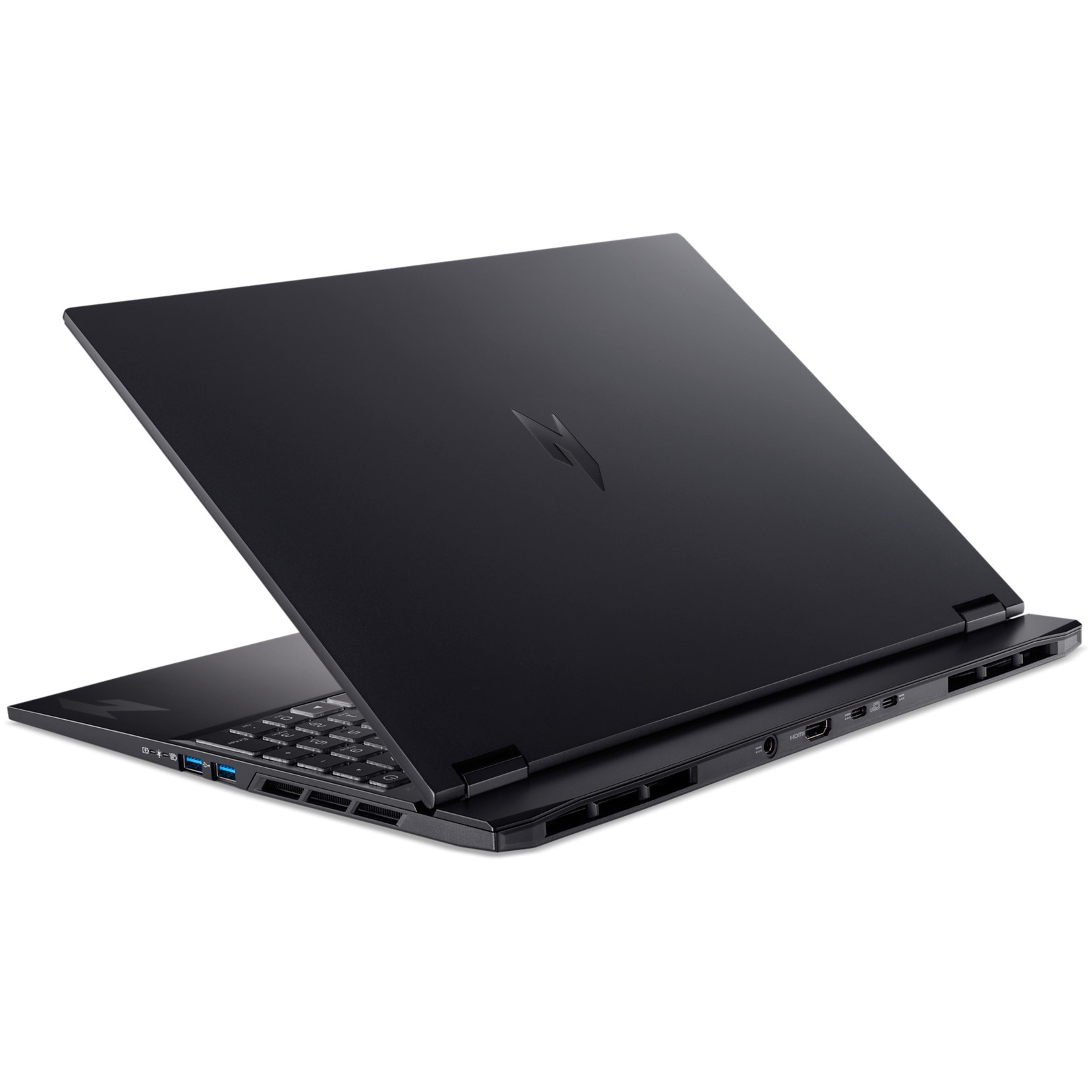 Laptop Gaming Acer Nitro 16S AI cu procesor AMD Ryzen™ AI 7 350 pana la 5.0 GHz, 16", WQXGA IPS, 180Hz, 16GB DDR5, 1TB SSD, NVIDIA® GeForce RTX™ 5070 8GB GDDR7, No OS, Obsidian Black