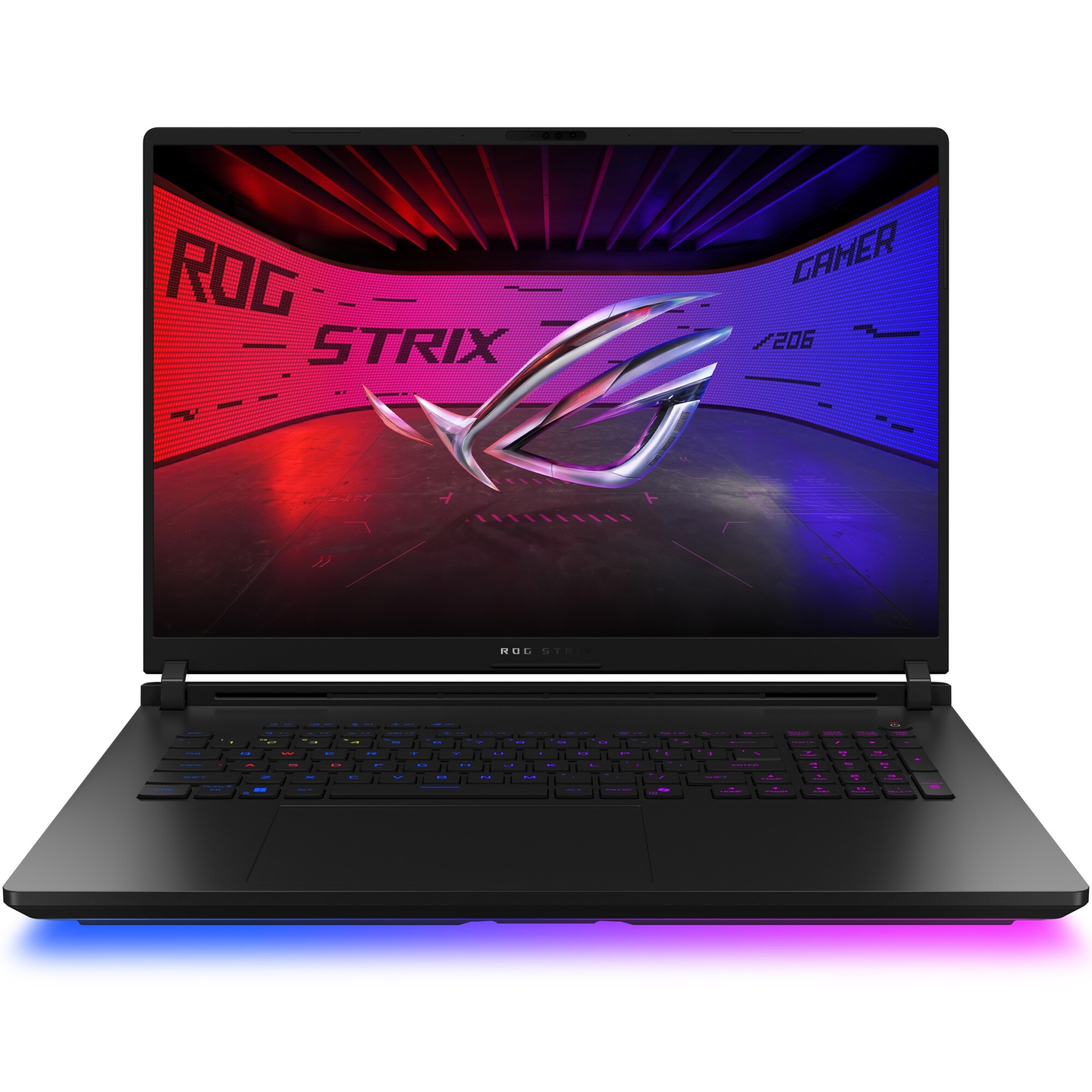 Laptop Gaming ASUS ROG Strix SCAR 18 G835LW cu procesor Intel® Core™ Ultra 9 275HX pana la 5.4GHz, 18", 2.5K WQXGA, Mini LED, 240Hz, G-Sync, 64GB DDR5, 2TB SSD, NVIDIA® GeForce RTX™ 5080 16GB GDDR7, Windows 11 Pro, Off Black