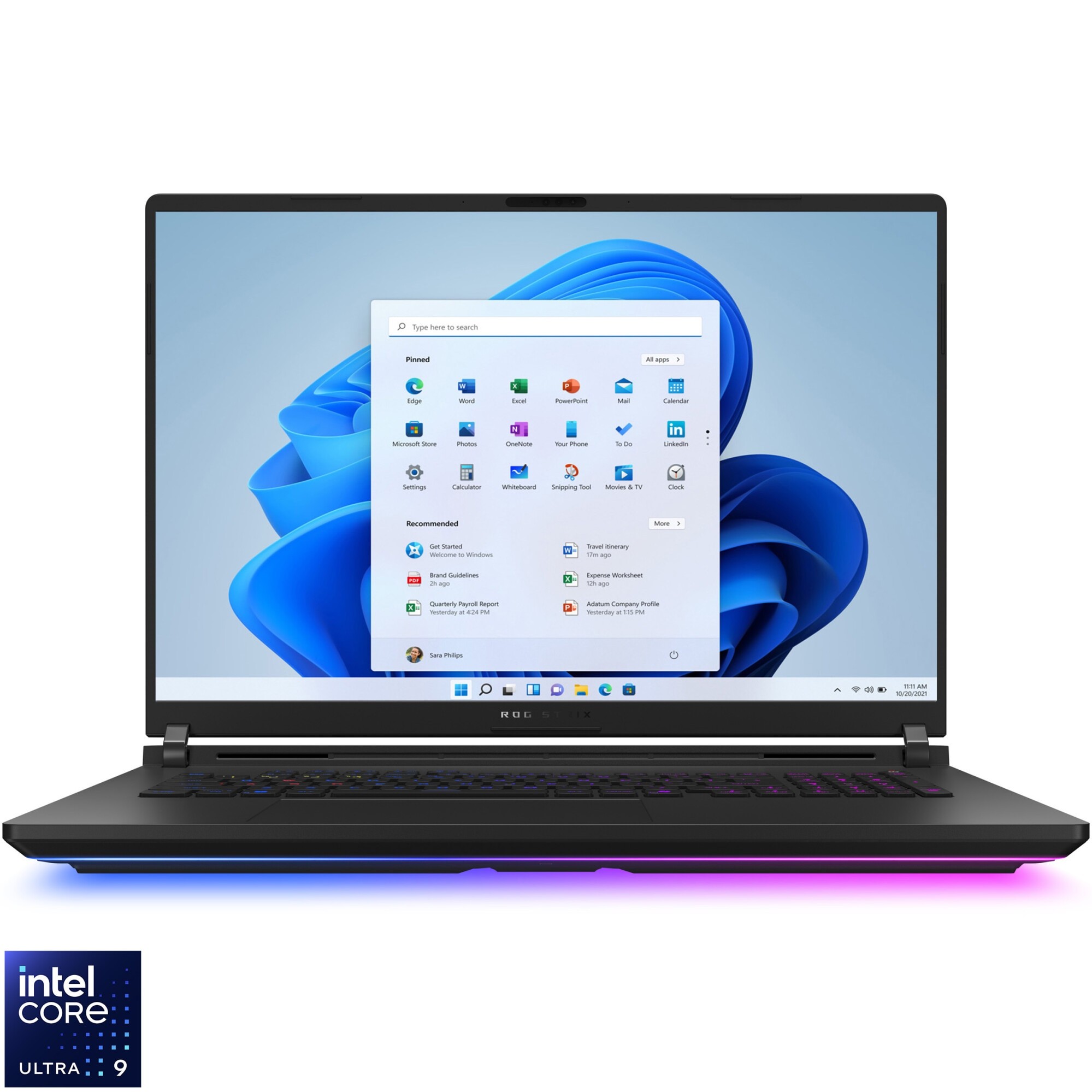 Laptop Gaming ASUS ROG Strix SCAR 18 G835LW cu procesor Intel® Core™ Ultra 9 275HX pana la 5.4GHz, 18", 2.5K WQXGA, Mini LED, 240Hz, G-Sync, 64GB DDR5, 2TB SSD, NVIDIA® GeForce RTX™ 5080 16GB GDDR7, Windows 11 Pro, Off Black