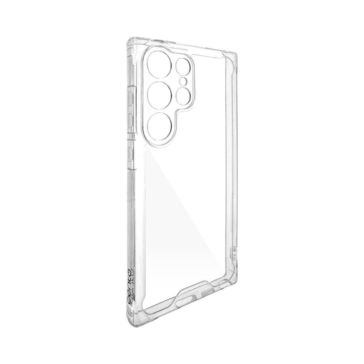 Husa de protectie CENTO Como compatibila cu Samsung S26 Ultra, Transparent, Silicon Premium, Slim, colturi intarite, Anti zgarieturi, Anti soc, cu margini ridicate pentru protectia ecranului si a camerei