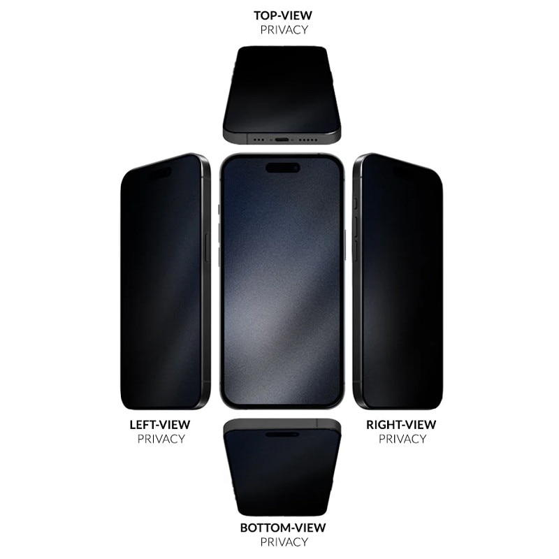 Folie PRIVACY 360 pentru Realme GT 7 Pro, 4 Way Anti-Spy, Silicon Mat, Hydrogel Regenerabil, Flexible Hydro-Crystal, Premium Protect, Instalare usoara
