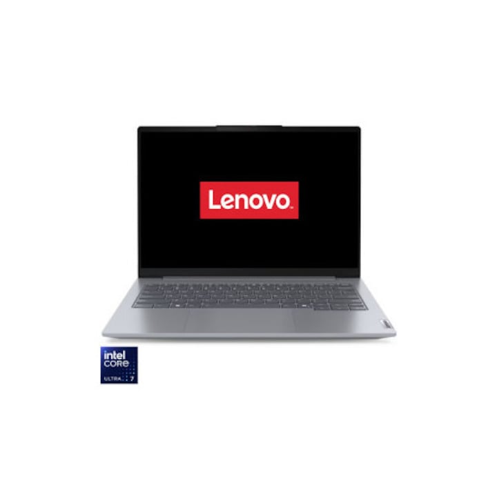 Laptop Lenovo ThinkBook 14 G7 IML, Intel Core Ultra 5 125U, 12 nuclee, 14inch, 32GB DDR5, SSD 256 GB, Intel Graphics, WINDOWS 11 PRO, arctic grey