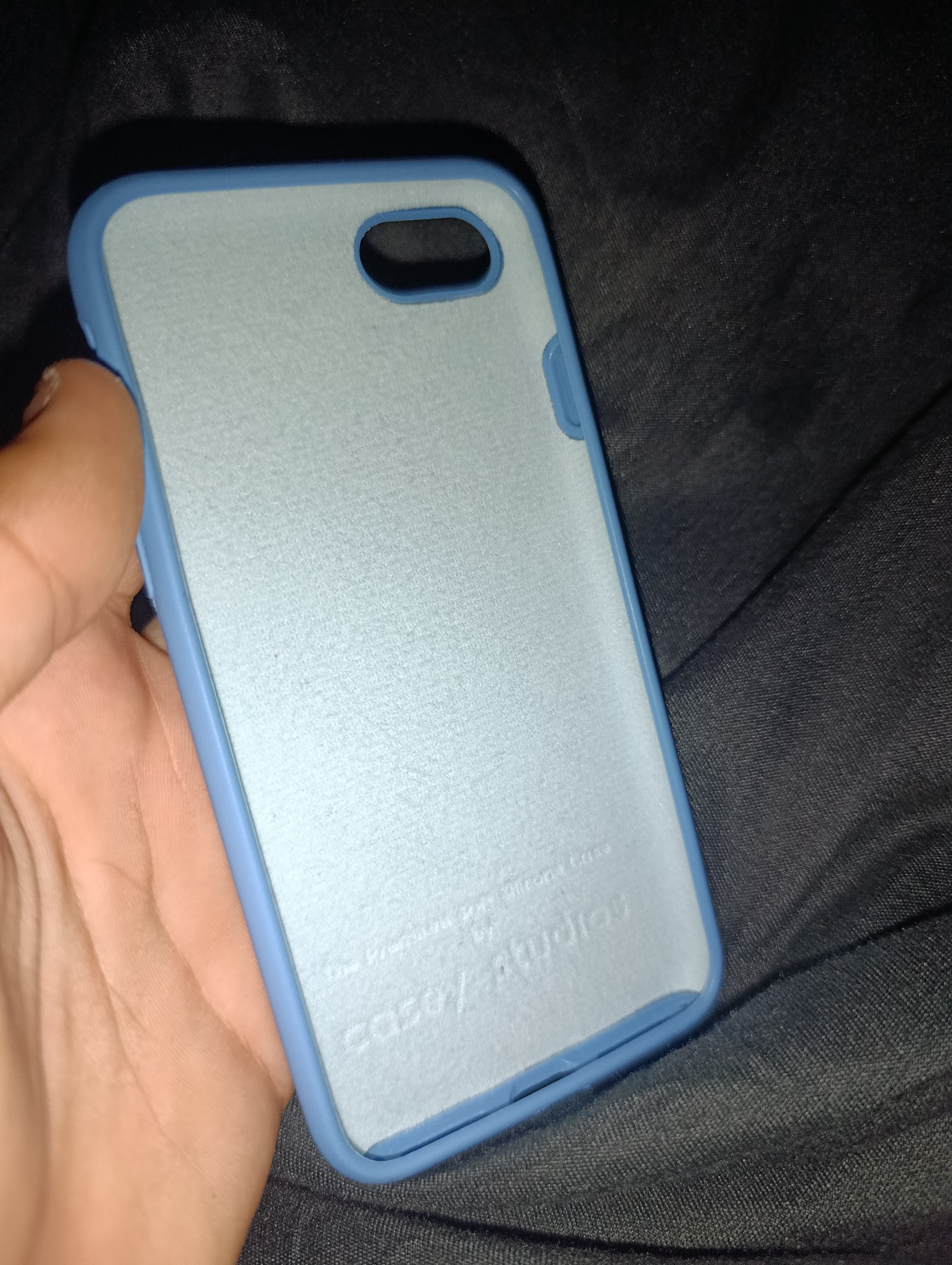 Husa CASEY STUDIOS™ compatibila cu iPhone 7 / 8 / SE 2 / SE 2020 / SE 3 2022, Soft Silicone Premium, Microfibra in Interior, Midnight Blue, de Protectie, Ultra Slim, pentru Incarcare Wireless, Margini Ridicate de Protectia Ecranului si a Camerelor