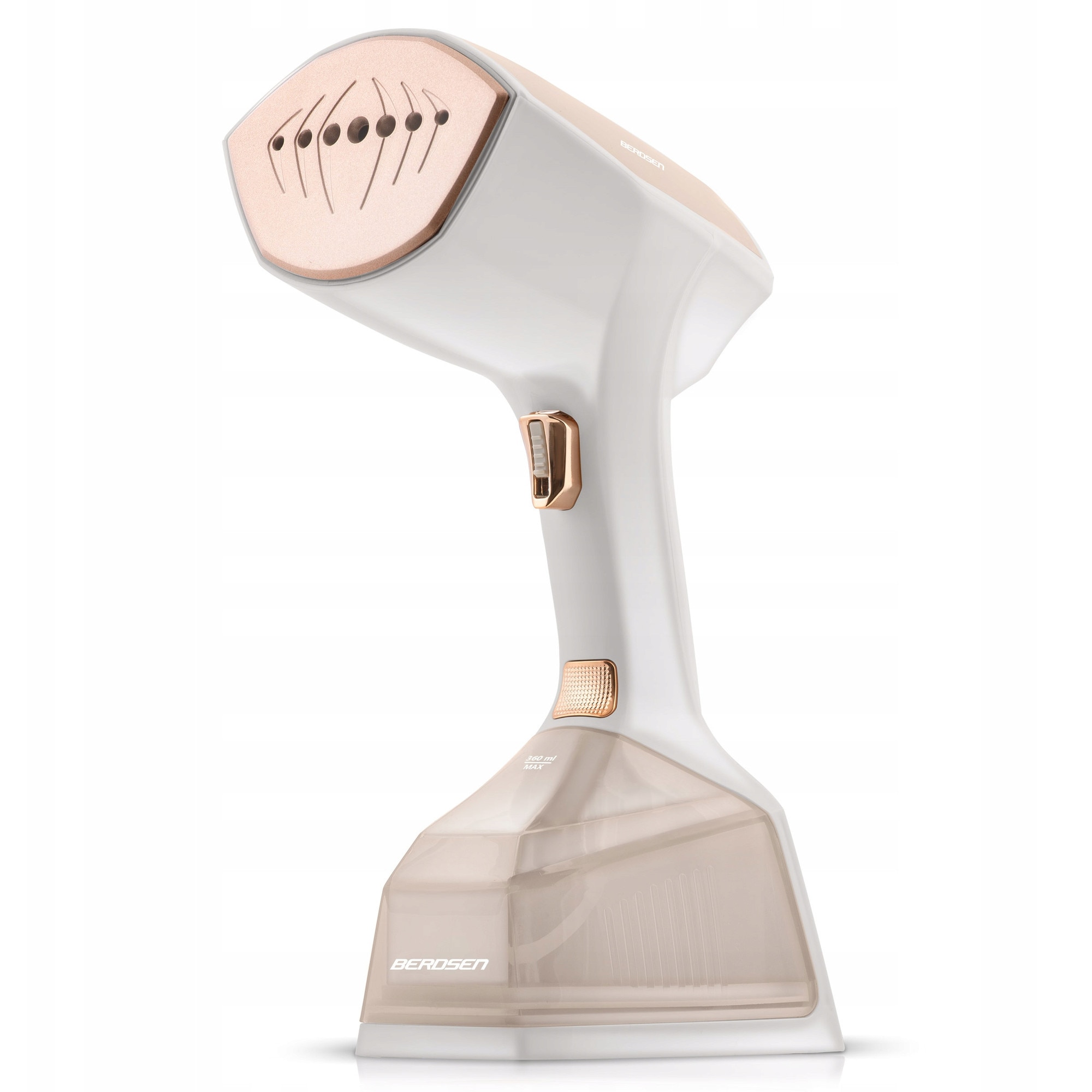 Steamer pentru imbracaminte Berdsen, 2000 W, 45g/min, rezervor 360 ml, accesorii incluse