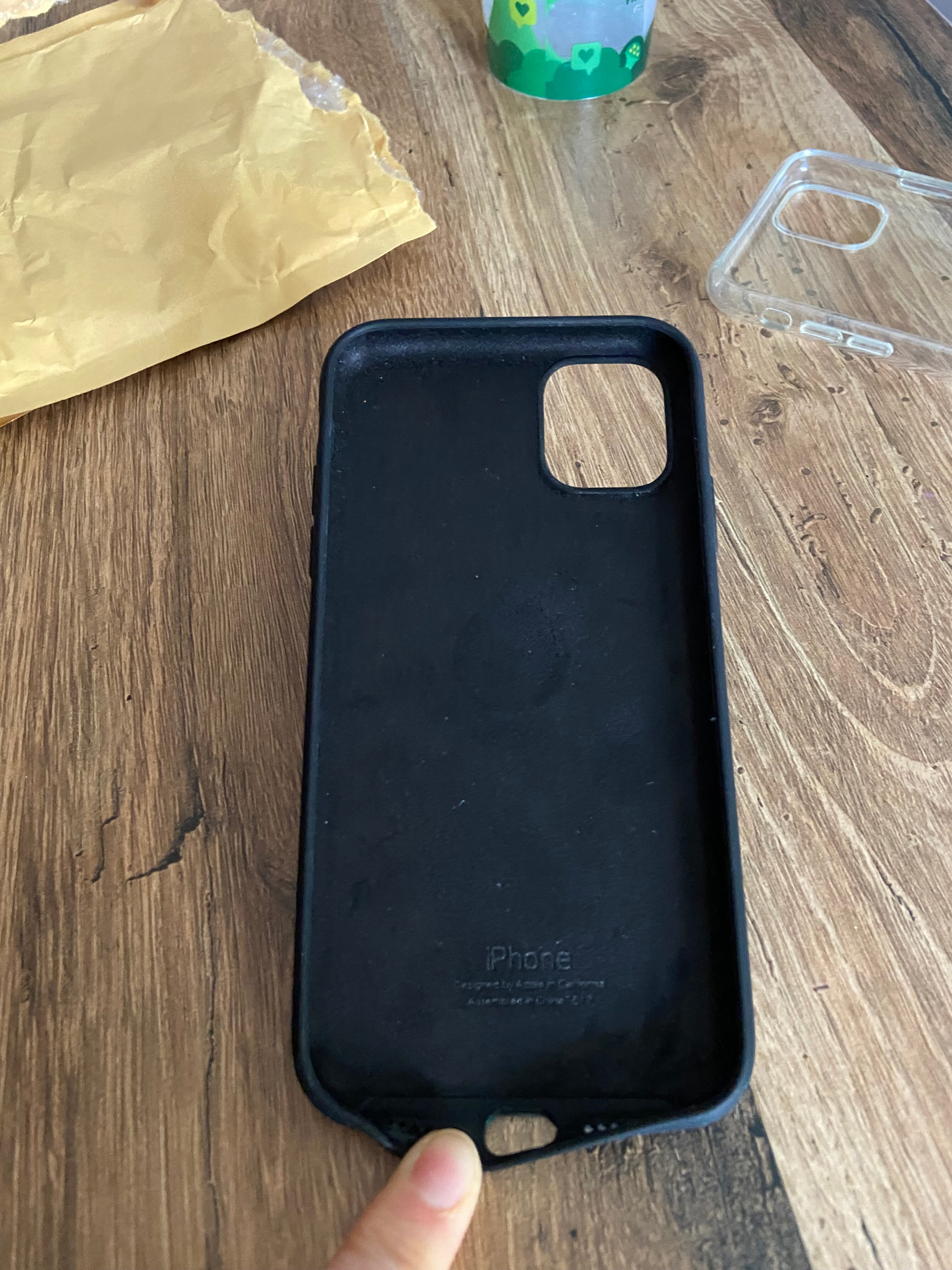 Husa de protectie Apple pentru iPhone 11 Pro Max, Silicon, Black