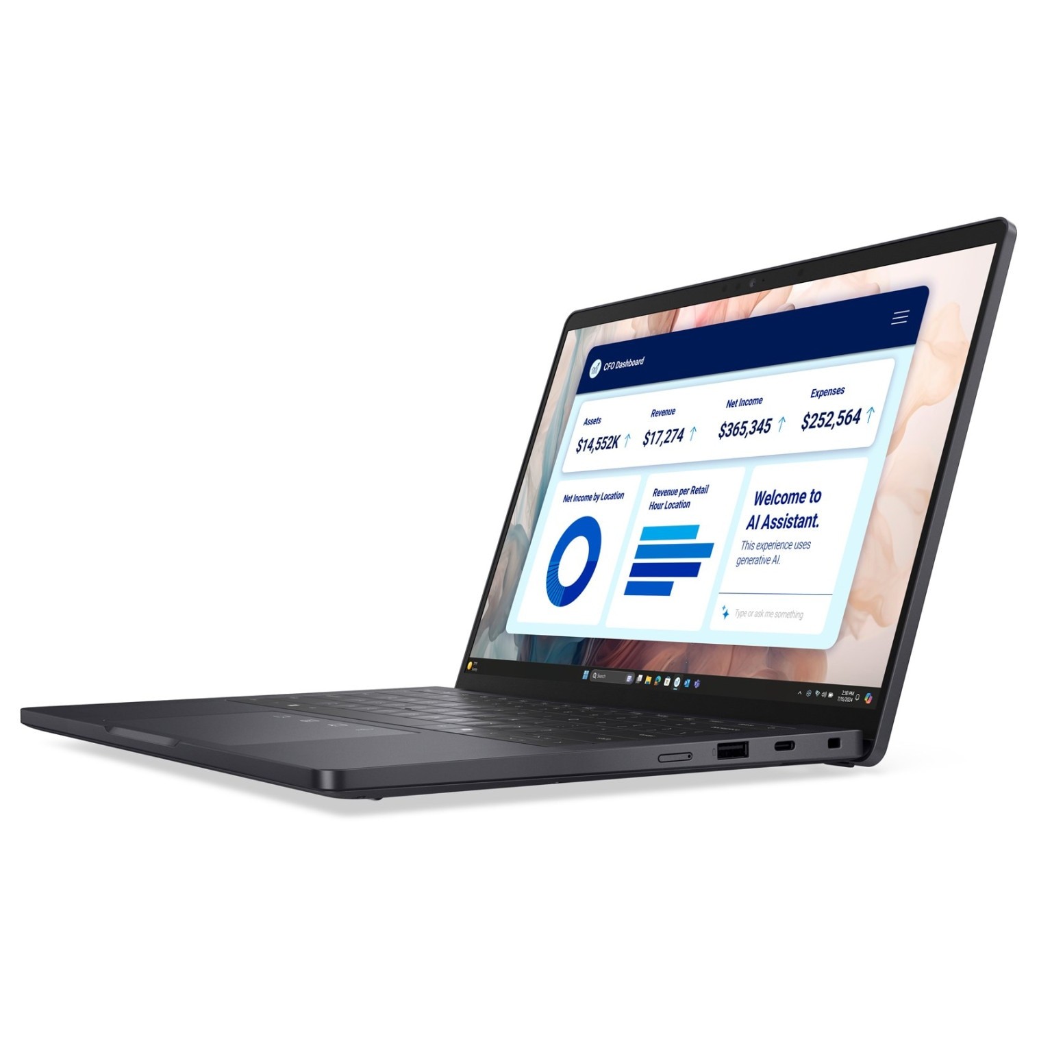 Laptop DELL Pro 13 Premium, 13.3" Full HD+, Intel® Core™ Ultra 5 236V pana la 4.7 GHz, 16 GB RAM LPDDR5x, 512 GB SSD, Intel Arc Graphics 130V, Windows 11 Pro, Grey 512 GB
