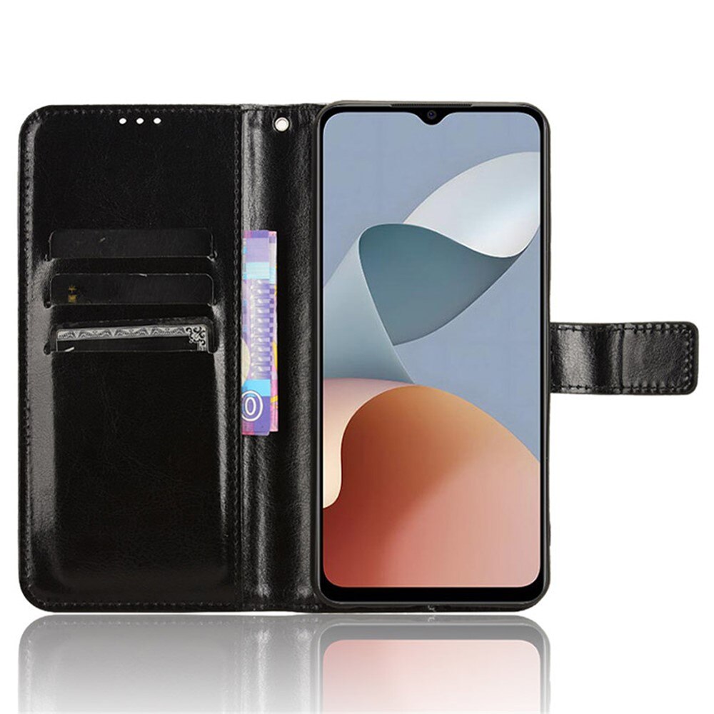 Husa Cu Clapeta Pentru Zte Blade A34, Xgsm, Blade A34, Piele Ecologica, Functie De Suport, Design Elegant, Material Durabil, Protectie Eficienta a Dispozitivului, Inchidere Magnetica, Buzunare Practice, Negru
