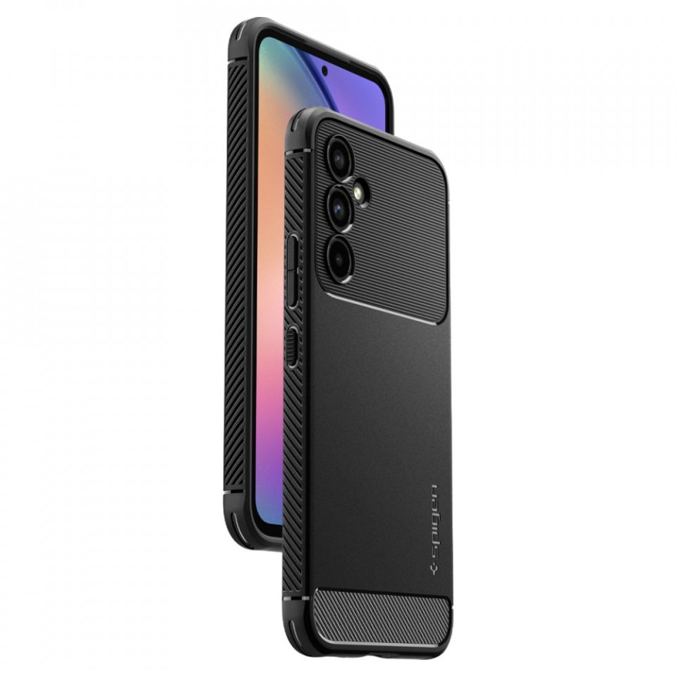 Husa Spate Spigen Rugged Armor Compatibila Cu Samsung Galaxy A54, Negru