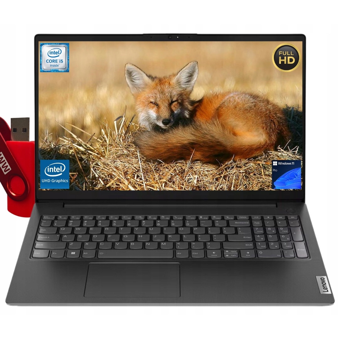 Laptop Lenovo V15 G4 IRU, Intel Core i5, 16 GB 256 GB SSD, 15.6 " Full HD 1920 x 1080 TN, Intel® UHD Graphics, 3200 MHz, Windows 11 Pro
