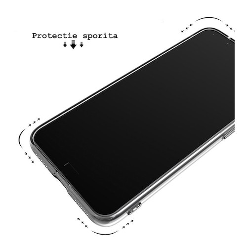 Husa Clear compatibila cu Oppo Reno6 Pro 5G, Protectie Completa, Silicon TPU Flexibil, Transparenta