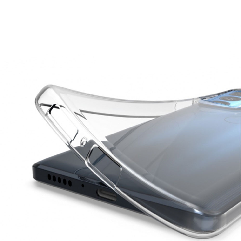 Husa Clear compatibila cu Oppo Reno6 Pro 5G, Protectie Completa, Silicon TPU Flexibil, Transparenta