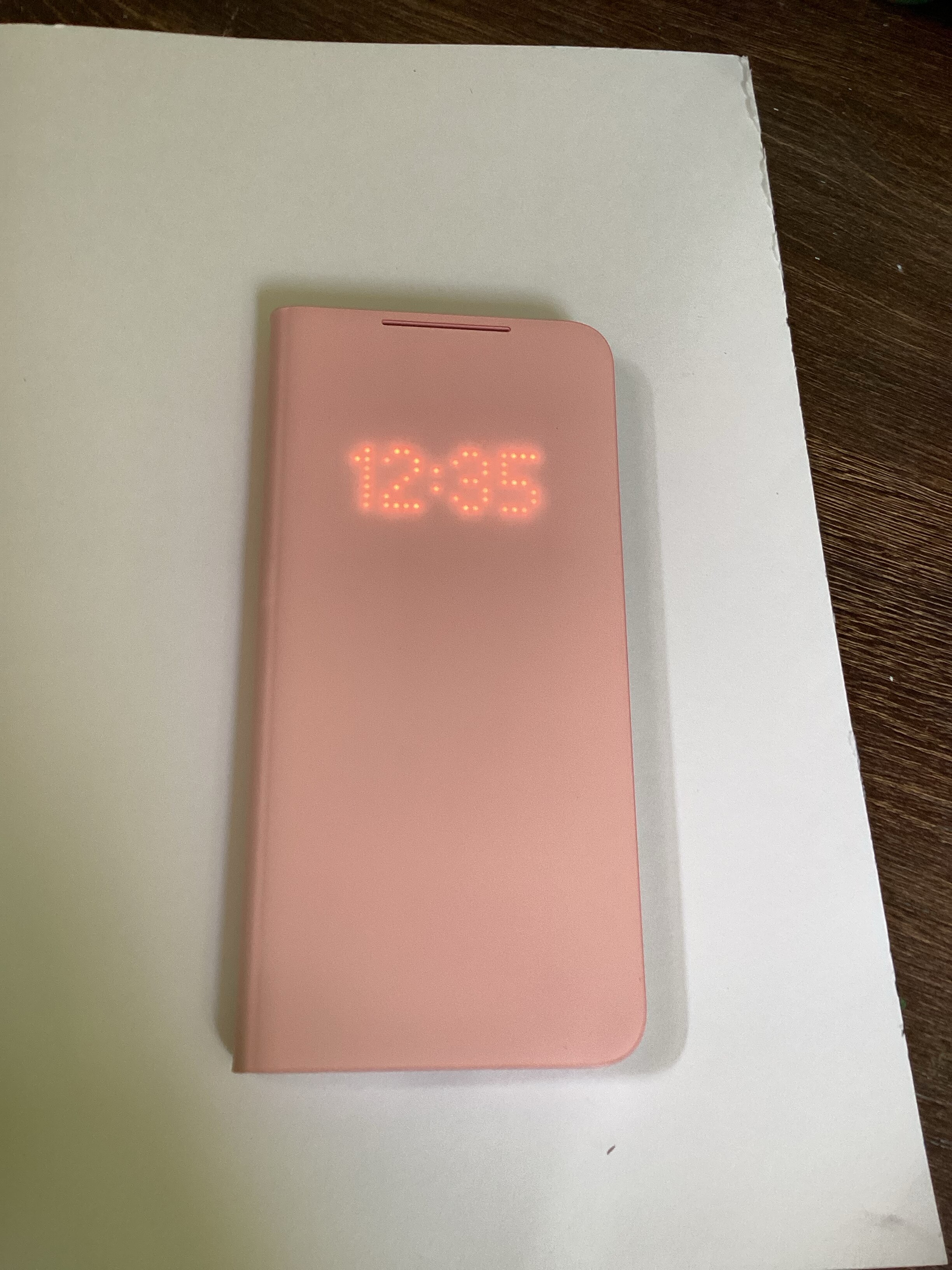Husa de protectie Samsung Smart LED View Cover pentru Galaxy S21 Plus, Pink