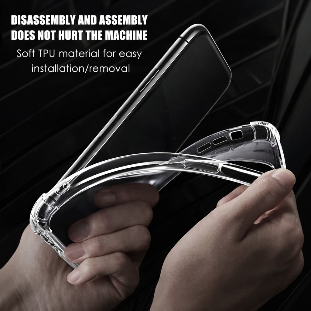 Husa Clear Anti-Soc pentru Realme 16 Pro+, Protectie Colturi AirBag, Rezisntenta Socuri si Zgarieturi, Design Slim, Transparenta
