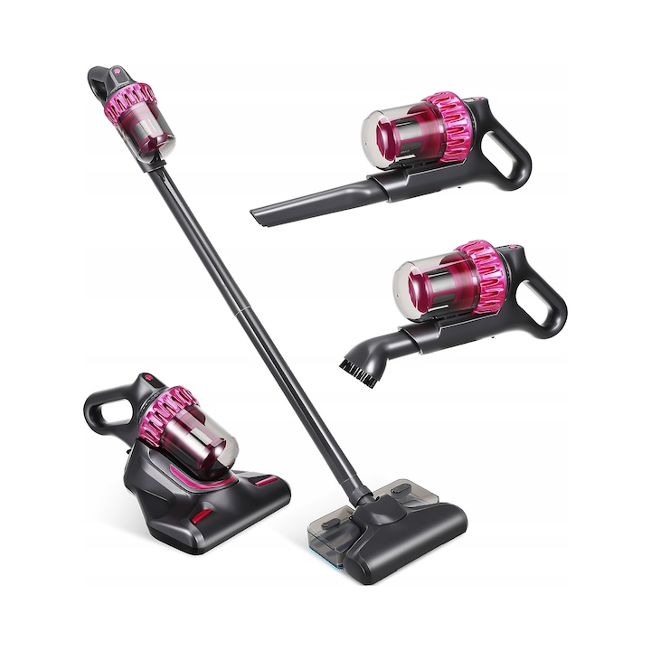 Aspirator fara fir 5 in 1, pentru acasa si masina, multicolor, 103x21x9.4cm