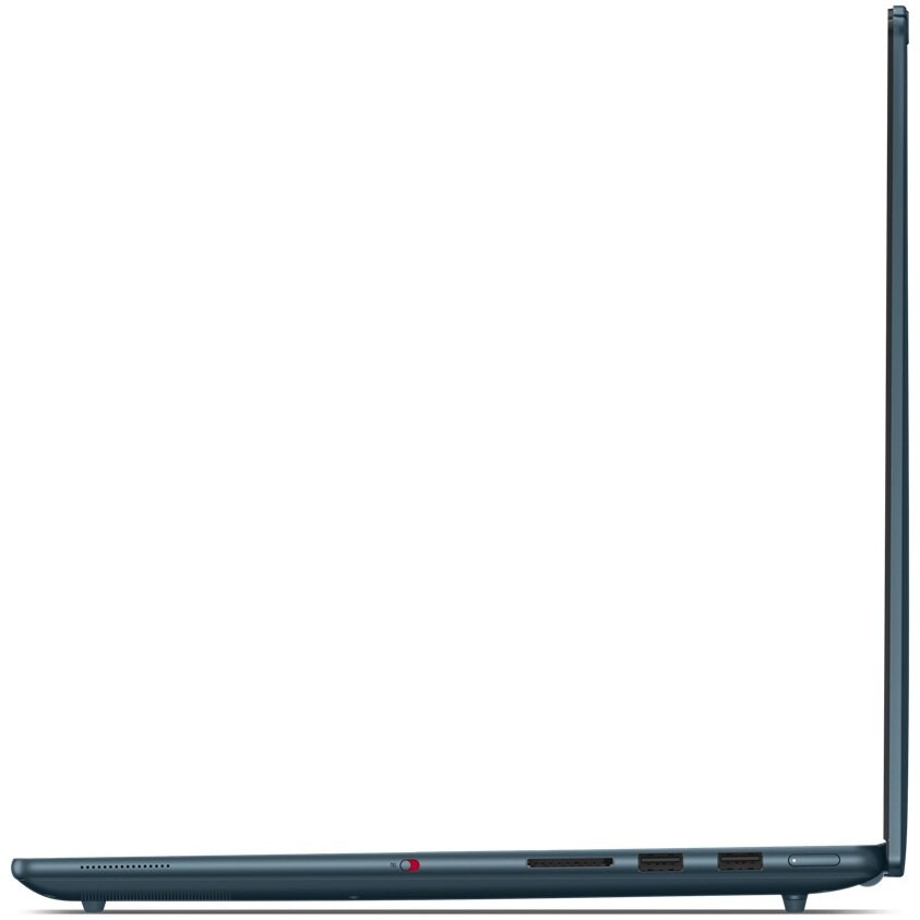 Laptop Lenovo Yoga Pro 9 16IMH9 cu procesor Intel® Core™ Ultra 9 185H pana la 5.1GHz, 16", 3.2K, Mini LED, 165Hz, 64GB LPDDR5x, 1TB SSD, NVIDIA® GeForce RTX™ 4070 8GB GDDR6, Windows® 11 Home, Tidal Teal, 3y on-site Premium Care