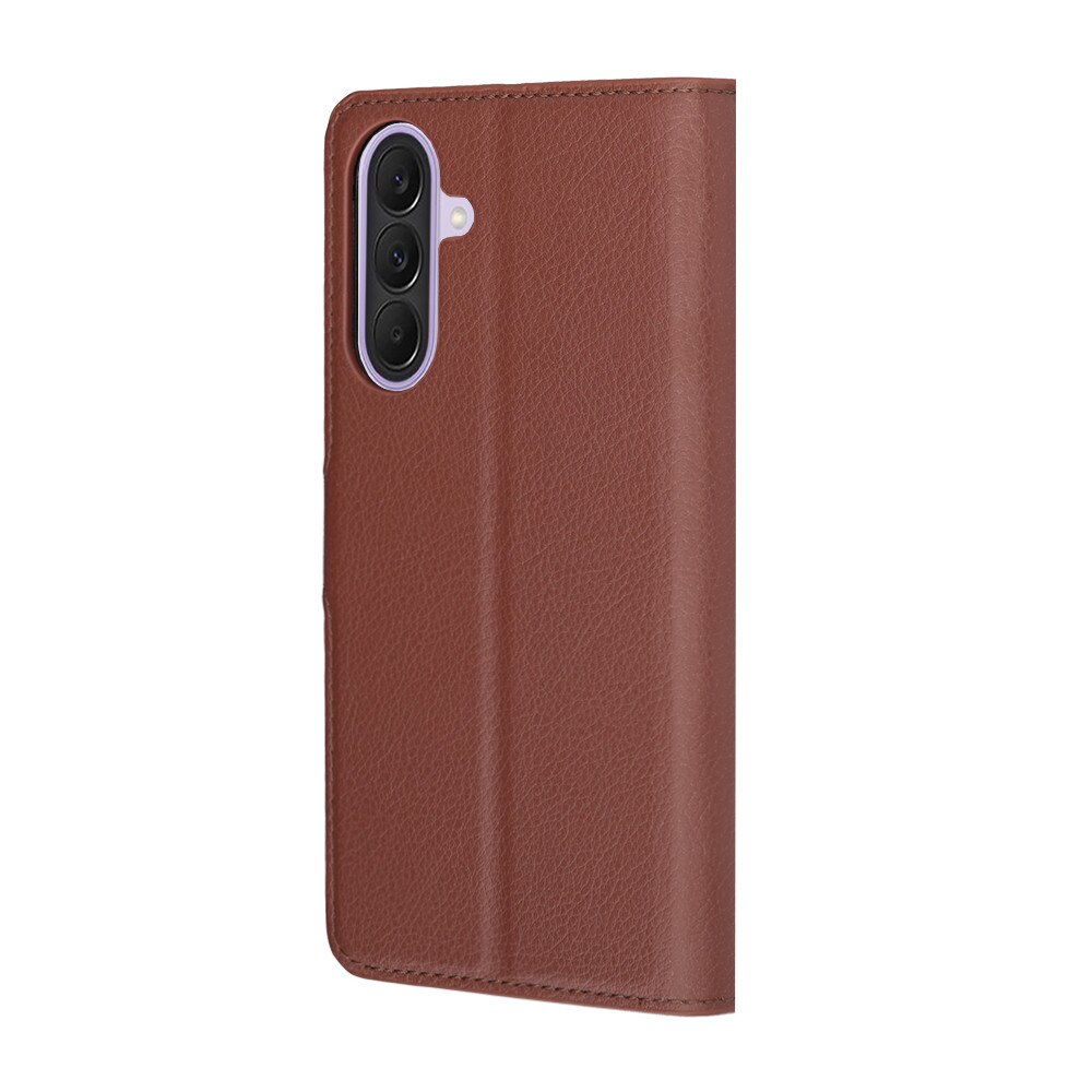 Husă tip carte Aiyando pentru Samsung Galaxy A57 5G, închidere magnetică, compartimente carduri, maro