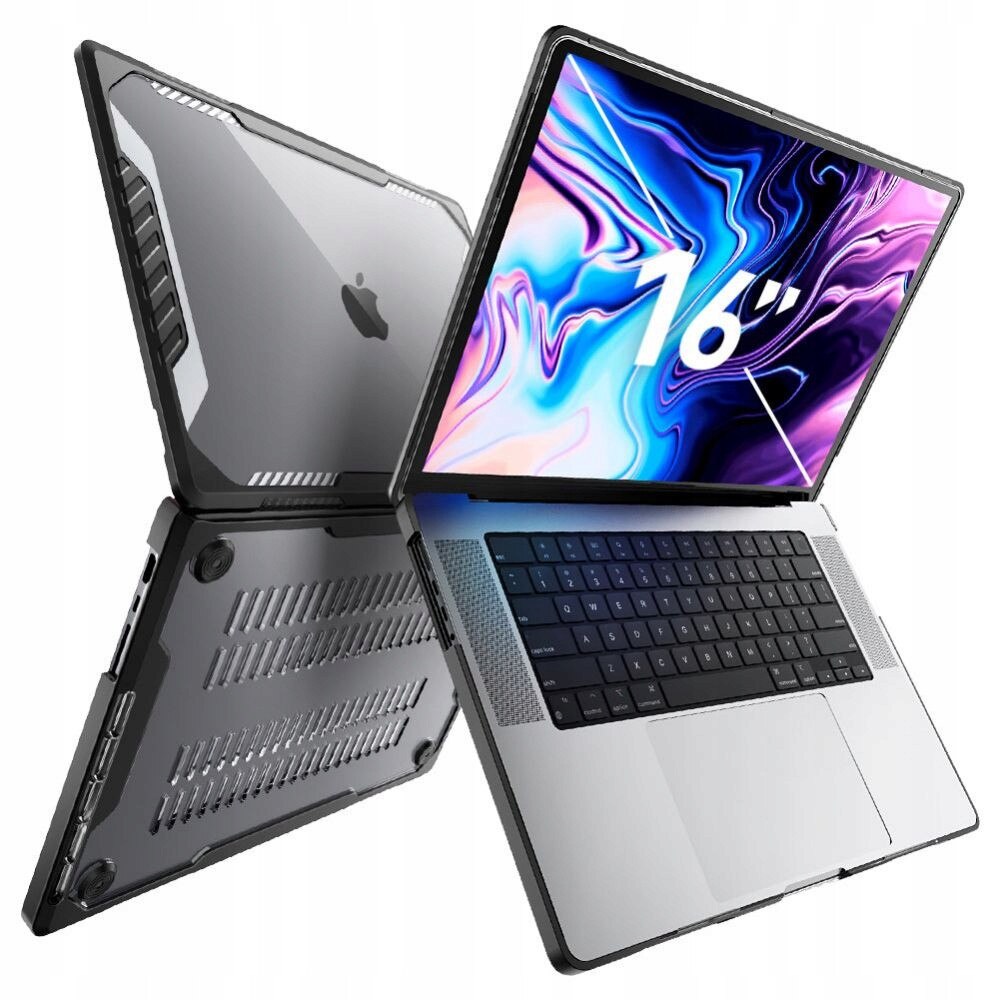 Etui pentru MacBook Air 13,6" Supcase Unicorn Beetle, TPU, negru