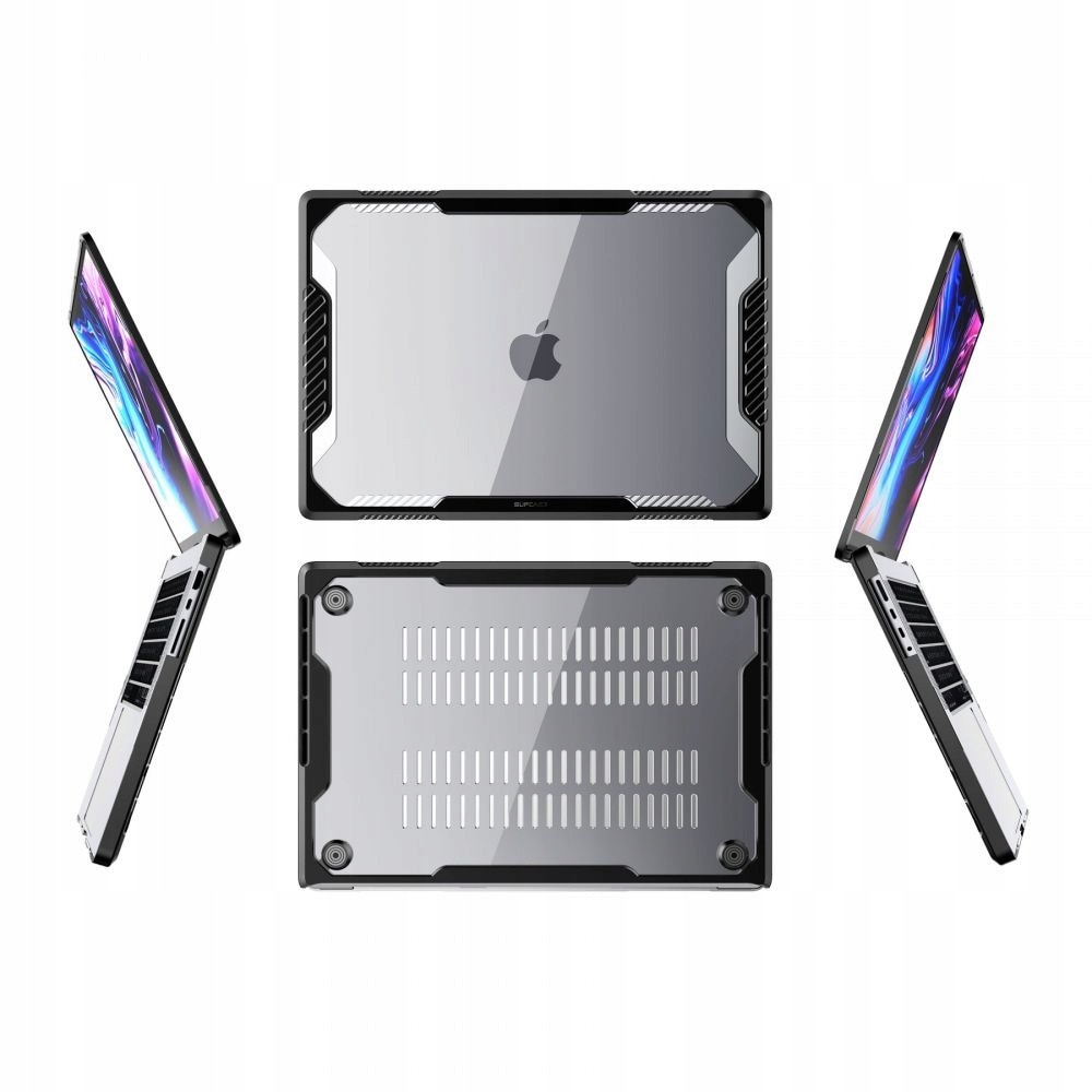 Etui pentru MacBook Air 13,6" Supcase Unicorn Beetle, TPU, negru