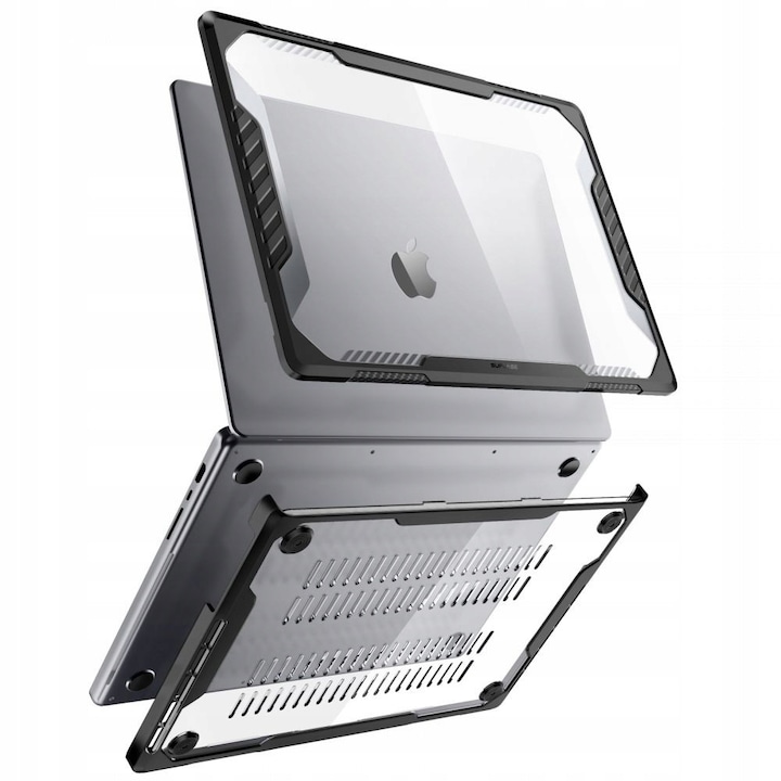 Etui pentru MacBook Air 13,6" Supcase Unicorn Beetle, TPU, negru