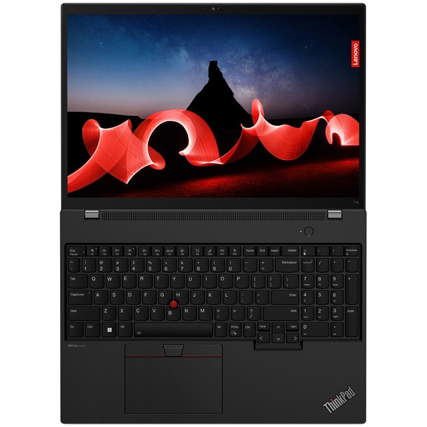 Laptop Lenovo ThinkPad T16 Gen 2 cu procesor Intel® Core™ i5-1335U pana la 4.6GHz, 16", WUXGA, IPS, 16GB DDR5, 512GB SSD, Intel® UHD Graphics, Windows 11 Pro, Thunder Black, 3Y Courier or Carry-in upgrade
