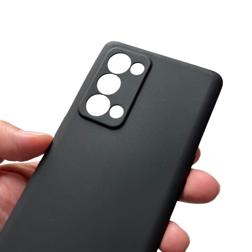 Husa TPU Soft compatibila cu Oppo Reno 6 Pro 5G, Negru mat