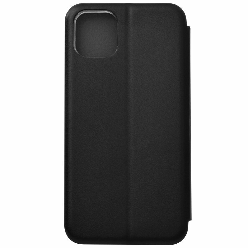 Husa compatibila cu iPhone 13 din piele ecologica, flip cover tip carte cu suport carduri, stand pentru video, ISAG®