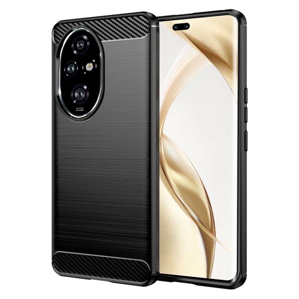 Husa pentru Honor 200 Pro Carbon Liquid Silicone negru
