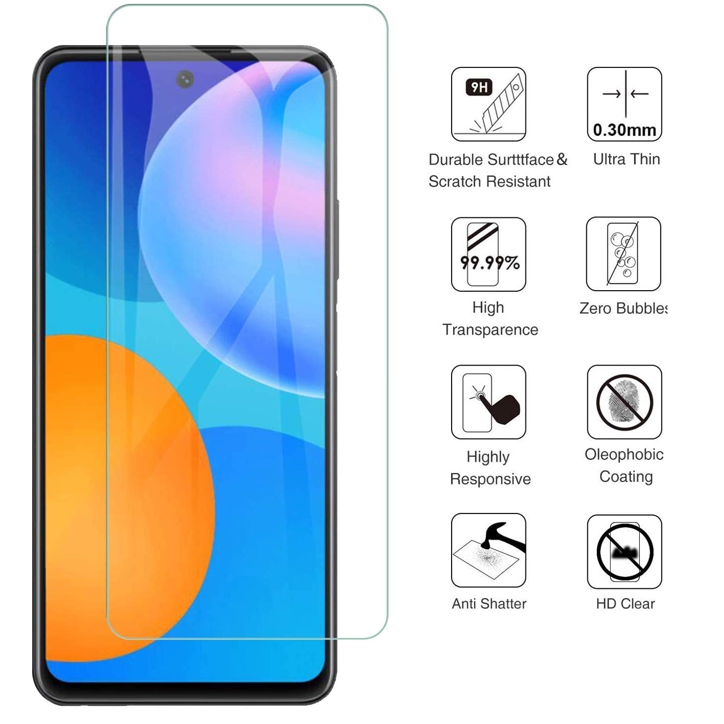Folie Compatibila cu Samsung Galaxy A35/ A55 (Finger Print), Full Cover, Calitate Premium