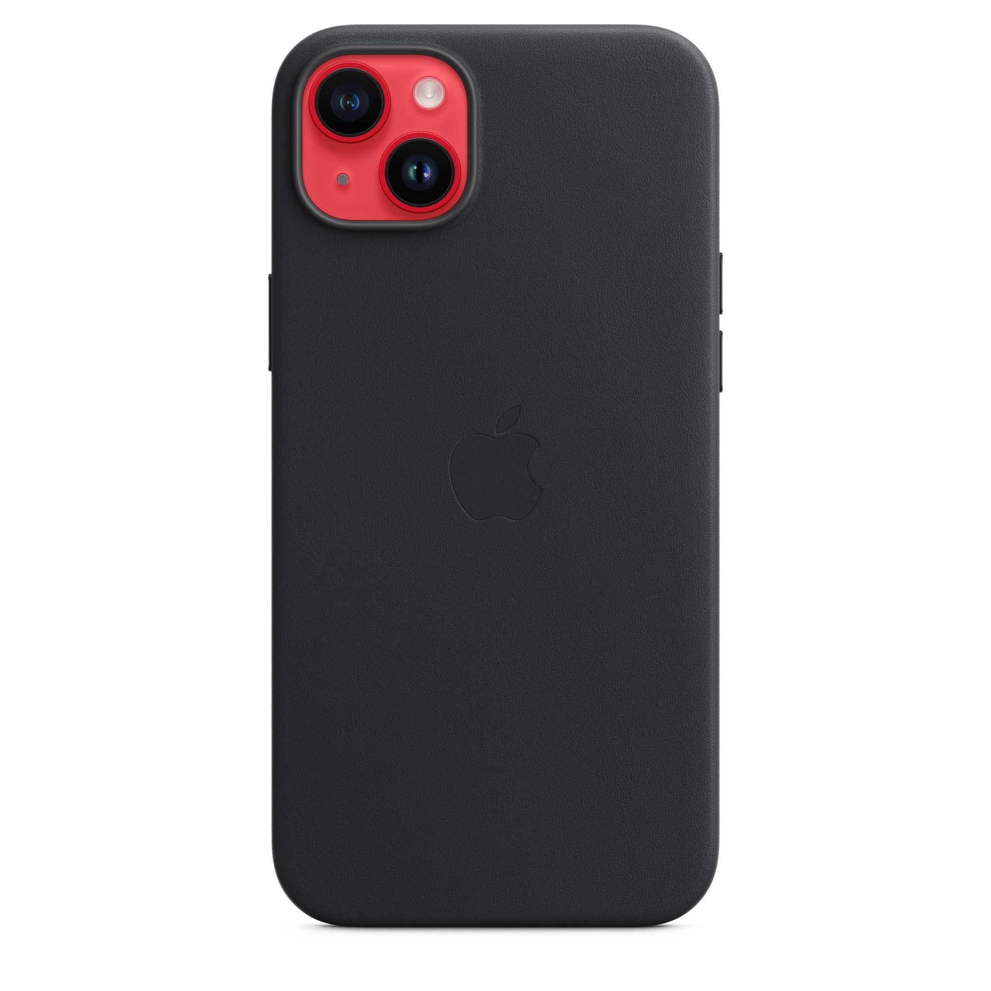 Husa de protectie Apple Leather Case with MagSafe pentru iPhone 14 Plus, Midnight