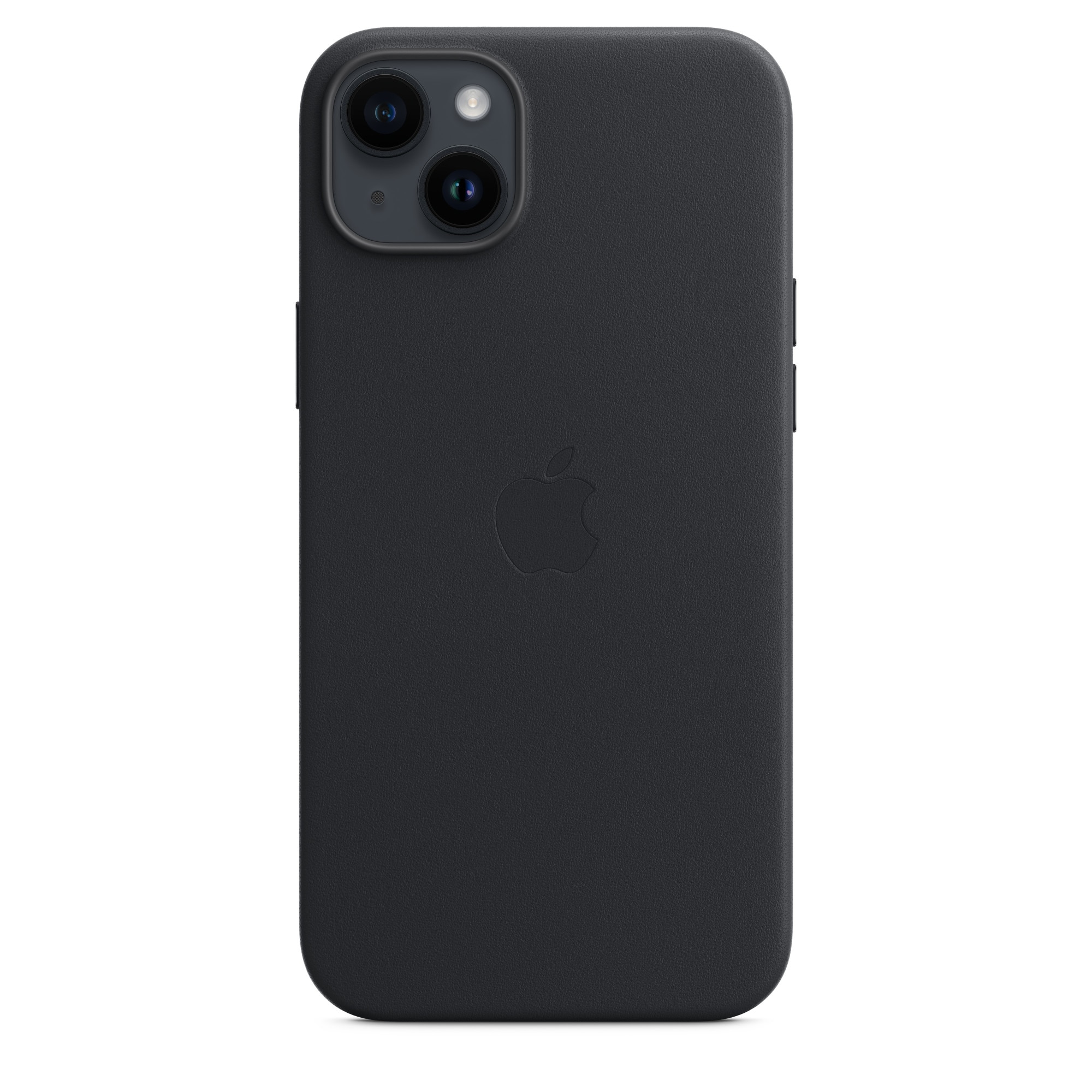 Husa de protectie Apple Leather Case with MagSafe pentru iPhone 14 Plus, Midnight