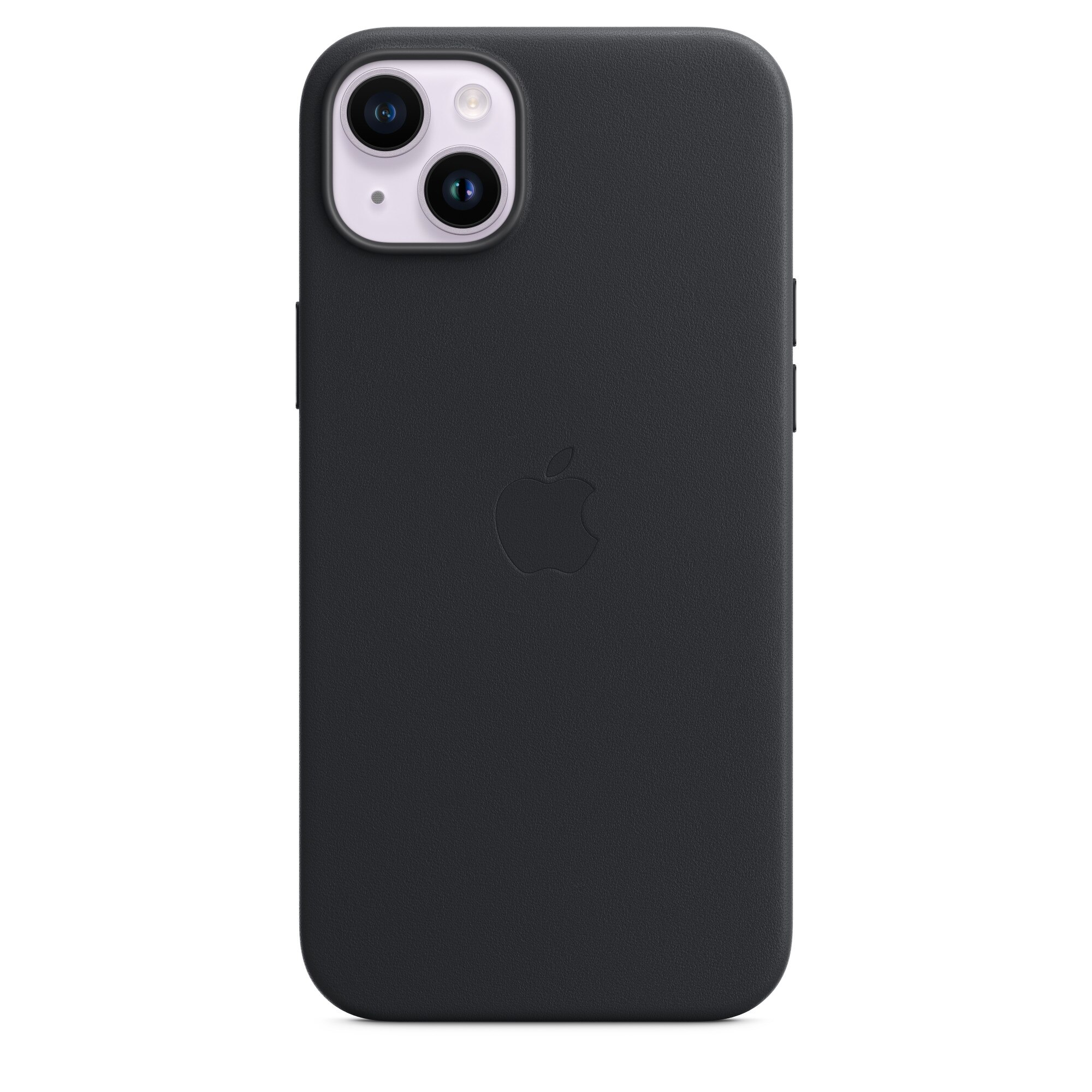 Husa de protectie Apple Leather Case with MagSafe pentru iPhone 14 Plus, Midnight