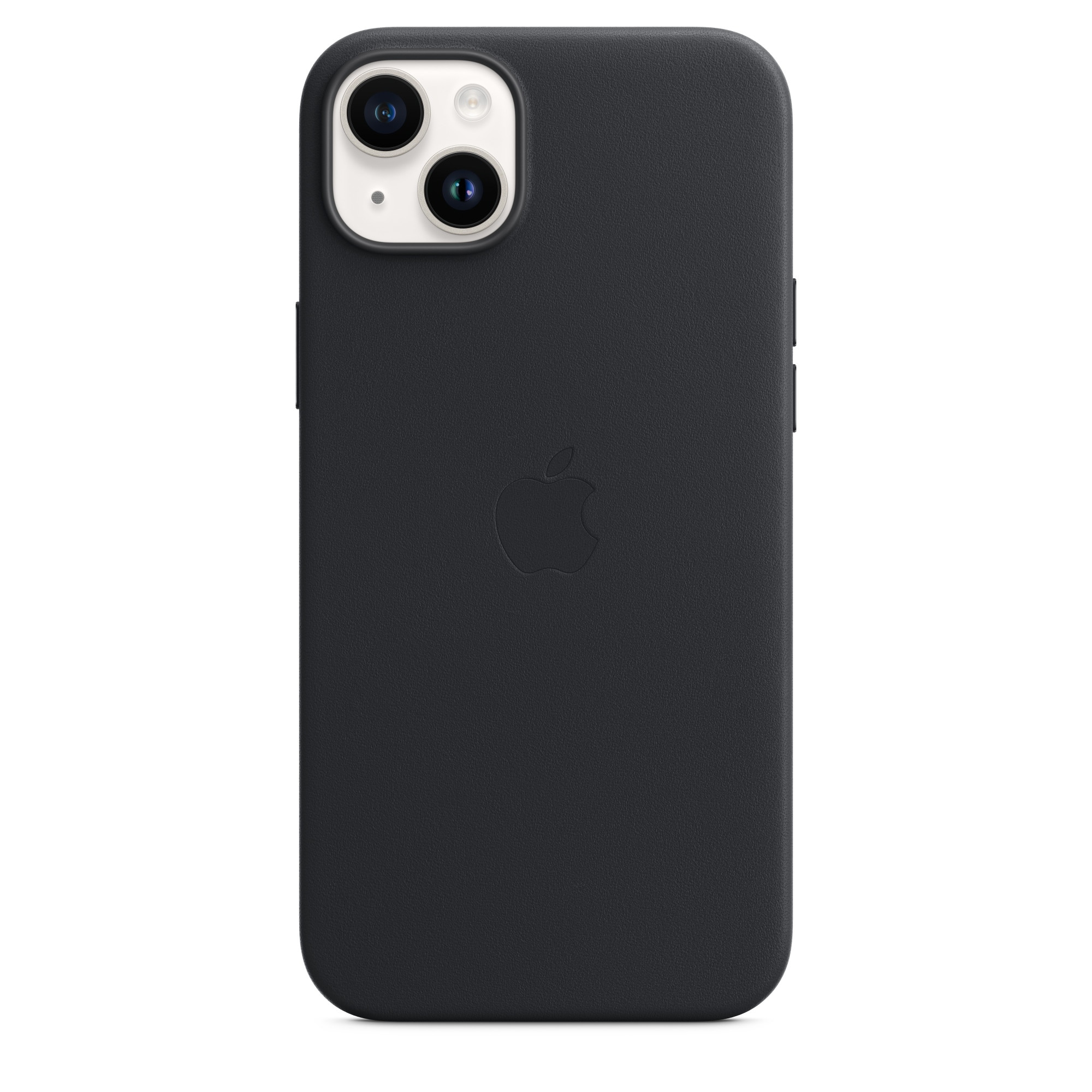 Husa de protectie Apple Leather Case with MagSafe pentru iPhone 14 Plus, Midnight