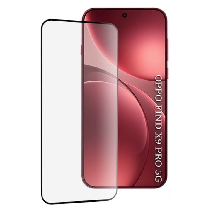 Folie pentru Oppo Find X9 Pro, SKYDDAR INNOVATION, Sticla Securizata, Ultra HD, Protectie 111D, Montare Simpla, set cu sticker, Transparent