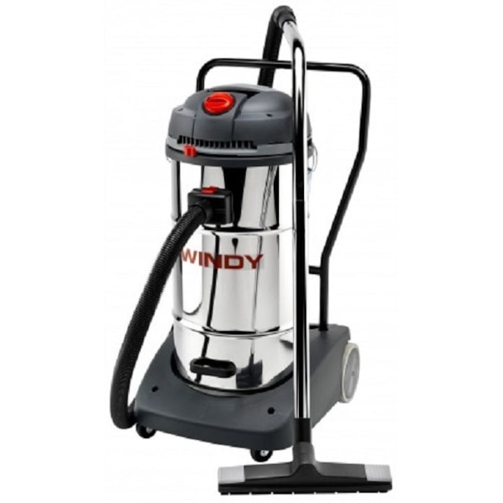 Aspirator profesional umed/uscat WINDY 365 IR LAVOR, 3 motoare, 3600W, cuva INOX, volum 65L