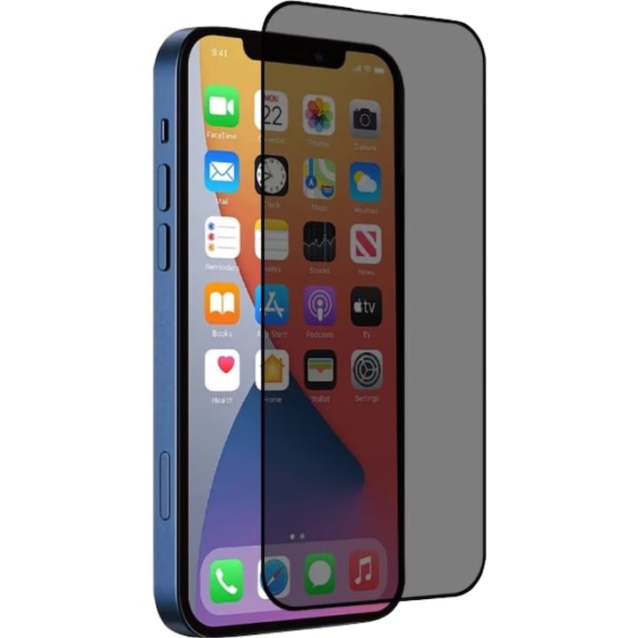Folie Sticla pentru Samsung S10 Lite Full Glue Privacy Negru