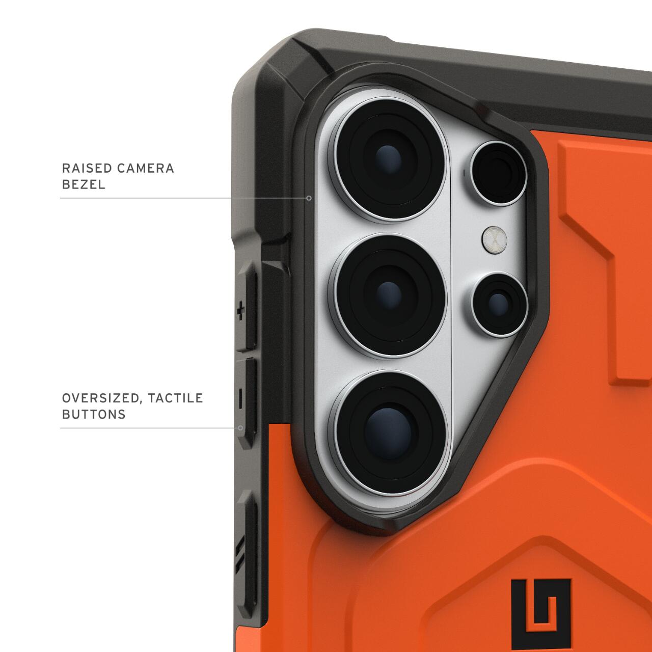 Husă UAG Pathfinder Magnetic, protecție TPU, porturi exacte, portocalie, pentru Samsung Galaxy S26 Ultra