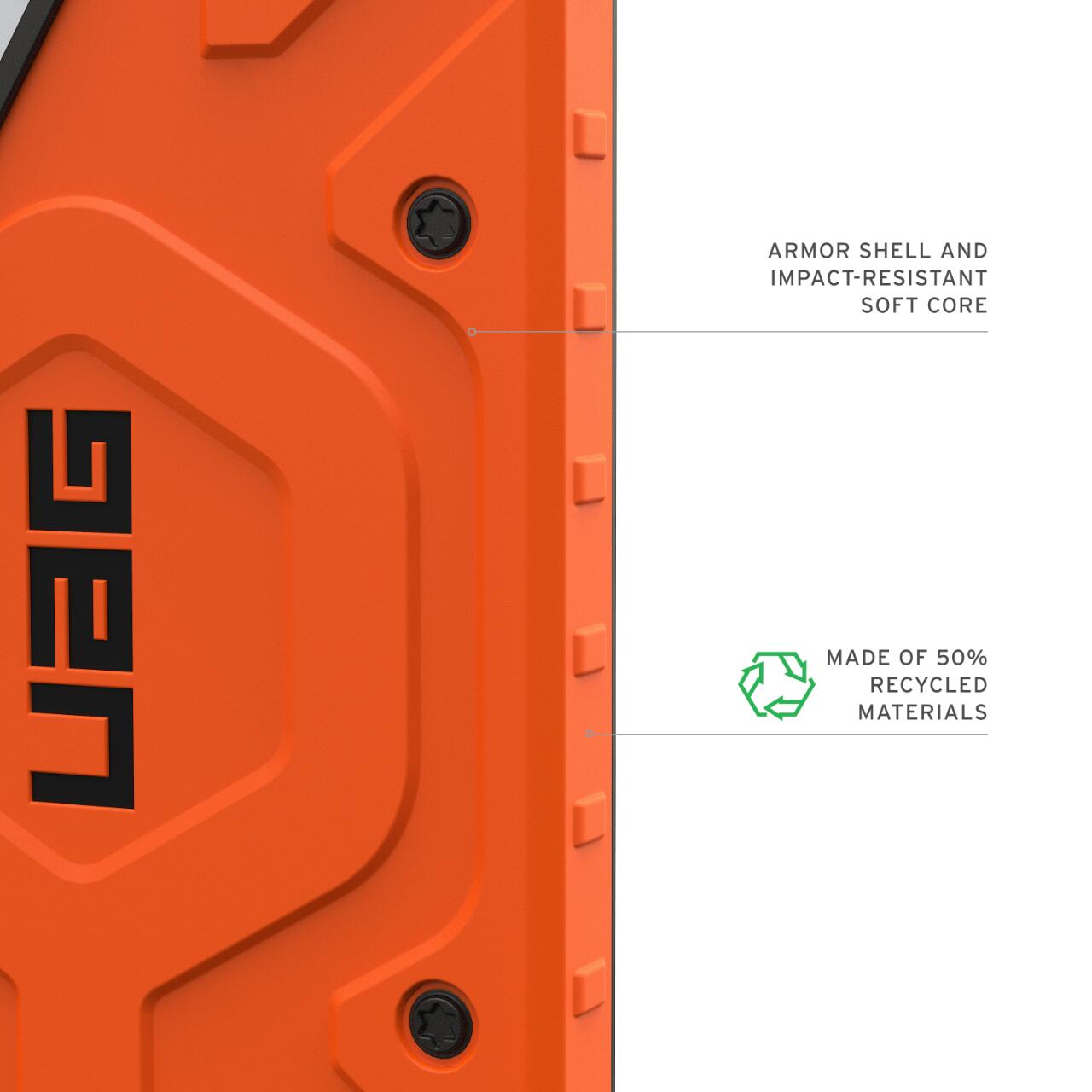 Husă UAG Pathfinder Magnetic, protecție TPU, porturi exacte, portocalie, pentru Samsung Galaxy S26 Ultra