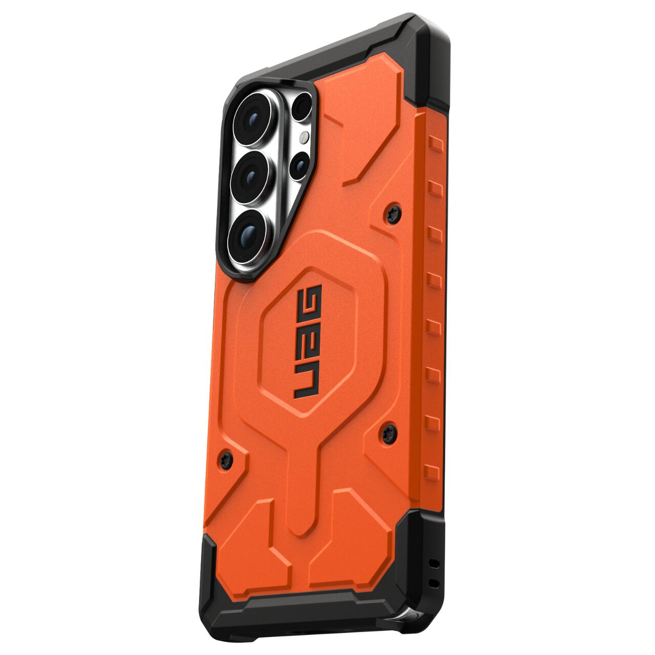 Husă UAG Pathfinder Magnetic, protecție TPU, porturi exacte, portocalie, pentru Samsung Galaxy S26 Ultra