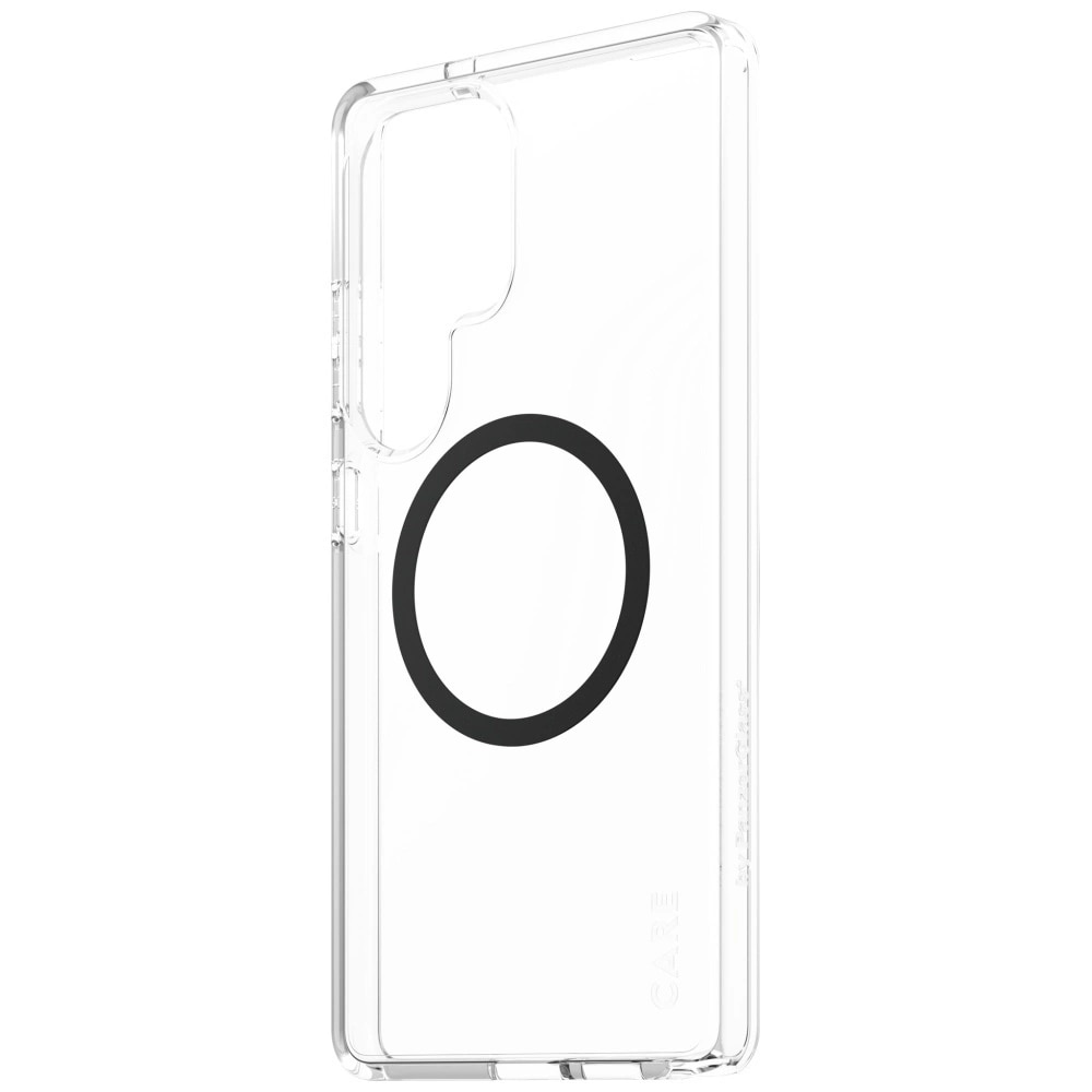 Husa de protectie PanzerGlass Hard Care Urban Combat Qi Compatible pentru Samsung Galaxy S25 Ultra, Transparent/Negru