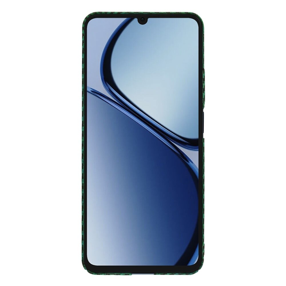 Husa pentru Realme C63 / C61 - Techsuit Carbonite FiberShell - Green