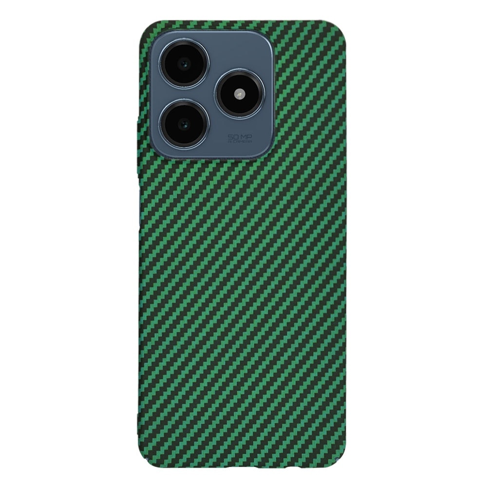Husa pentru Realme C63 / C61 - Techsuit Carbonite FiberShell - Green