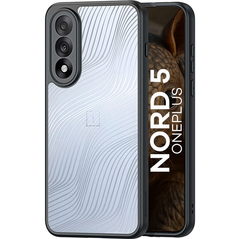 Husa, Dux Ducis Aimo pentru OnePlus Nord 5, Transparente Cu Negru
