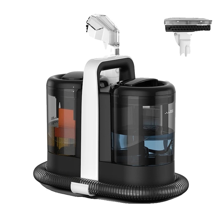 Aspirator portabil 600W, 15KPa, 1100ml, 1200ml, design compact