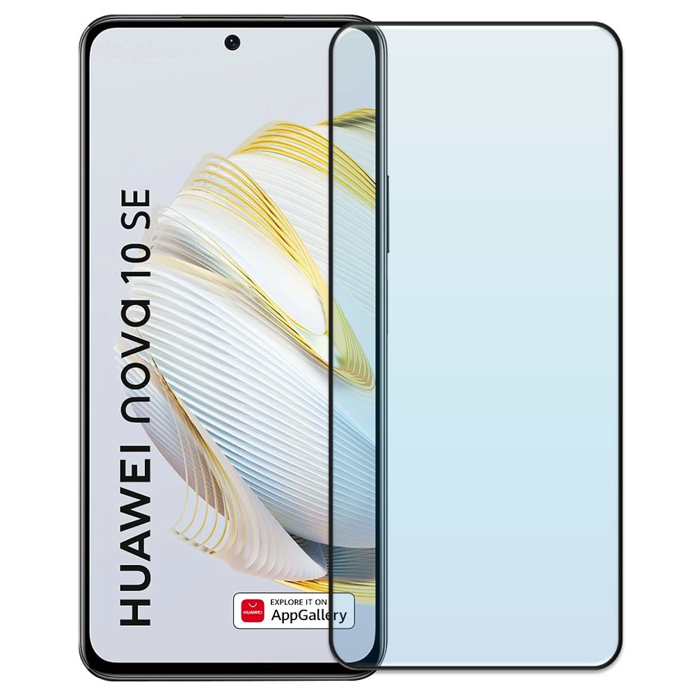 Folie din sticla securizata pentru Huawei Nova 10 SE, HAMSTERBOX Glass Shield, Protectie completa ecran, Full face, Aplicare rapida, Case Friendly, Transparenta