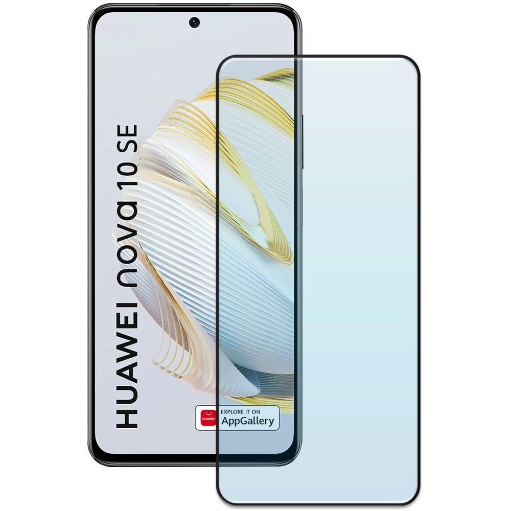Folie din sticla securizata pentru Huawei Nova 10 SE, HAMSTERBOX Glass Shield, Protectie completa ecran, Full face, Aplicare rapida, Case Friendly, Transparenta