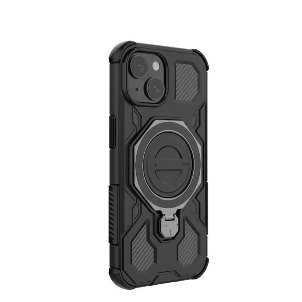 Husa pentru Xiaomi 15T Pro, Antisoc, SKYDDAR INOVATION, Carbon Shield PRO, Magsafe, set cu sticker, Fumuriu