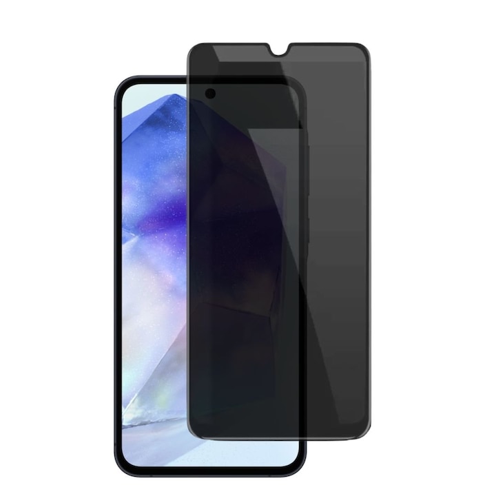 Folie sticla privacy pentru Samsung Galaxy A55 - Full glue