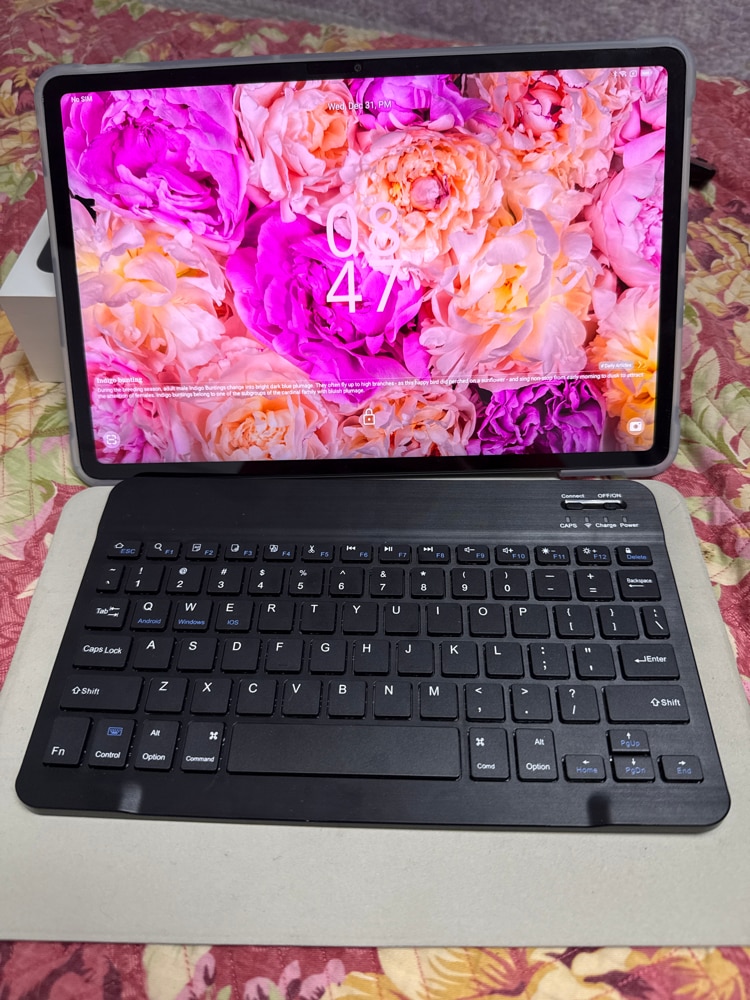 Tableta Blackview MEGA 3, 12.1inch 2.5K FHD+Ecran, 90Hz,, Ai Android 15, 36GB+256GB(TF 2TB), MediaTek Helio G100, 8800mAh, 50MP SONY Al Camera, PC Mode 2.0, BT 5.0/GPS, Albastru